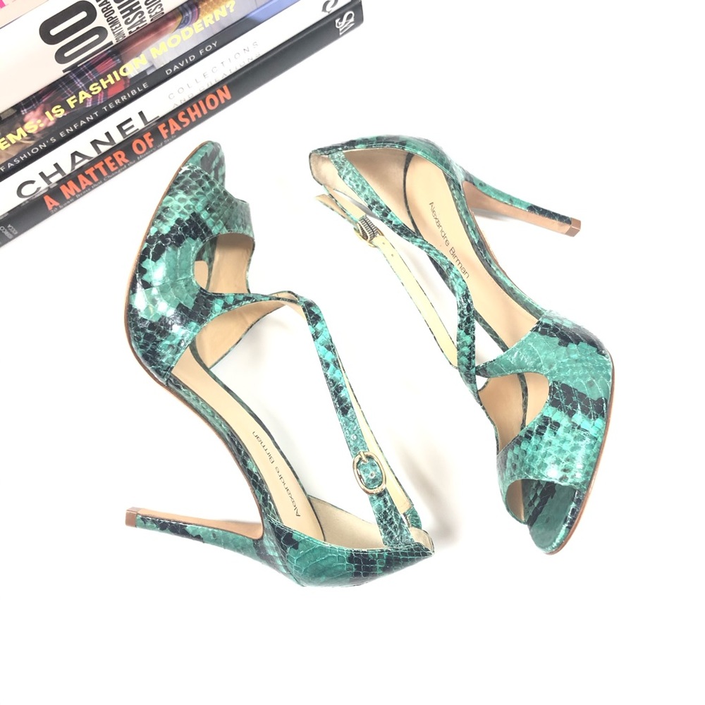 Alexandre Birman Heels Snakeskin Bucatta 9.5 - Picture 6 of 9